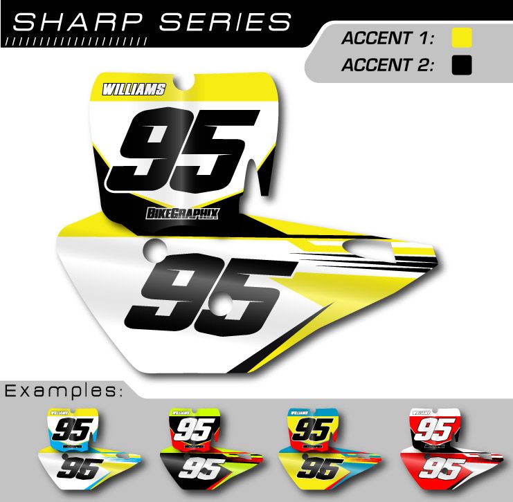 go kart numbers and graphics